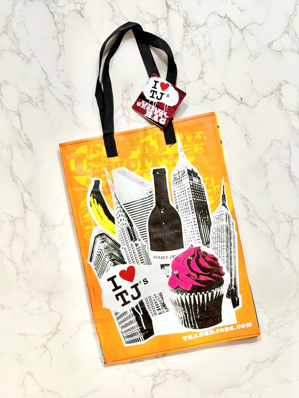 Trader Joe’s | NWT Reusable Shopping Bag | America Core | NYC Souvenir Gift |